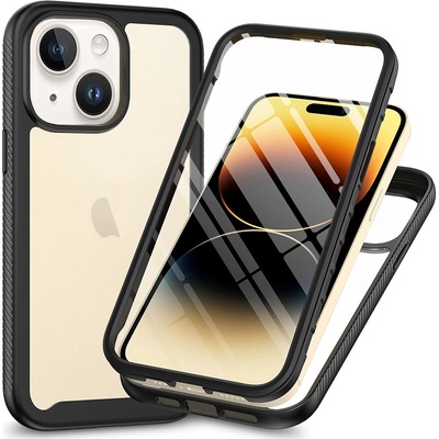 Techsuit Калъф за iPhone 15 Plus + калъф - Defense360 Pro - черен