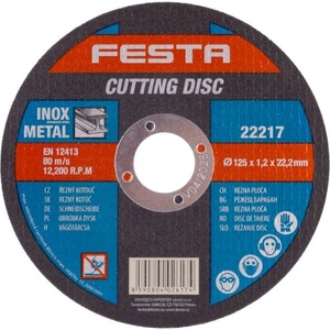FESTA Диск за рязане на метал 125x1.2x22.2 мм 22217.01 (22217.01)