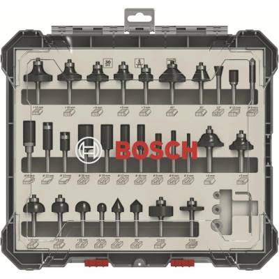 Súprava fréz, stopka 6 mm, 30 kusov Bosch Accessories 2607017474