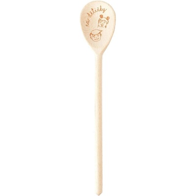 Vařečka dřevo Na dětičky 30 cm