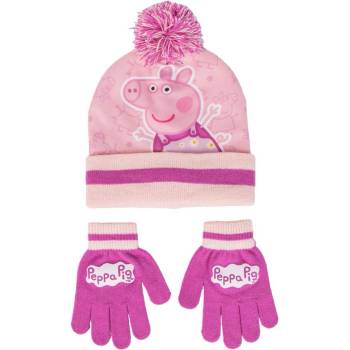 Image 1 of Cerda ДЕТСКА ЗИМНА ШАПКА С РЪКАВИЦИ peppa pig