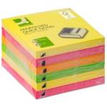 Q-CONNECT Кубче Z-notes 76x76мм 6х100л Rainbow