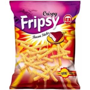 Fripsy Хрупкави барчета Fripsy с бекон 50 г