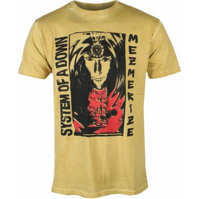 ROCK OFF мъжка тениска System Of A Down - Reflections - YELLOW - ROCK OFF - SOADTS17MDD