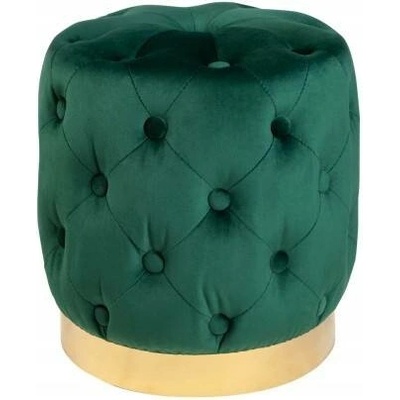 Interior DE Taburet MODERN BAROCCO 38 CM zelený sametTAB40730