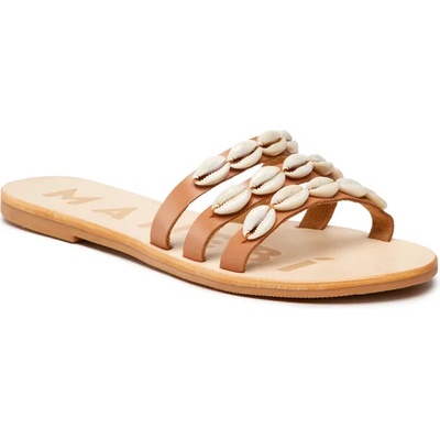 Manebi Чехли Manebi Leather Sandals S 0.1 Y0 Кафяв (Leather Sandals S 0.1 Y0)