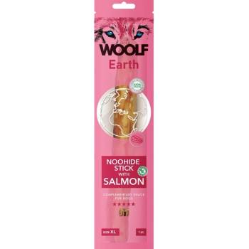 WOOLF Earth NOOHIDE XL Sticks with Salmon 85 g