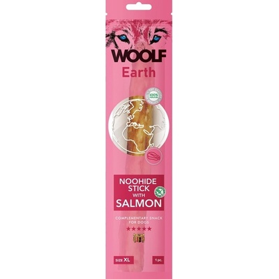 WOOLF Earth NOOHIDE XL Sticks with Salmon 85 g