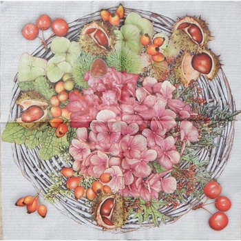 Maki servítky Podzimní kompozice 33x33cm