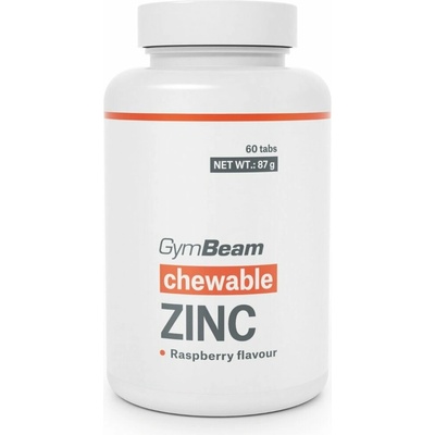 GymBeam Zinok, tablety na cmúľanie 60 tabliet malina