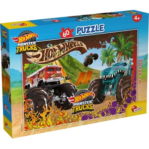 Lisciani Детски пъзел Lisciani от 60 XXL части - Hot Wheels (104772) - ozone