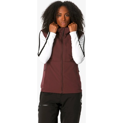 Quechua dámska vesta MID L 900 bordová