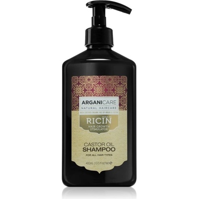 Arganicare Ricin Hair Grow Stimulator stimulující šampon 400 ml