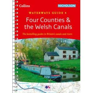 Four Counties and the Welsh Canals | Collins Maps (ISBN: 9780008309381)