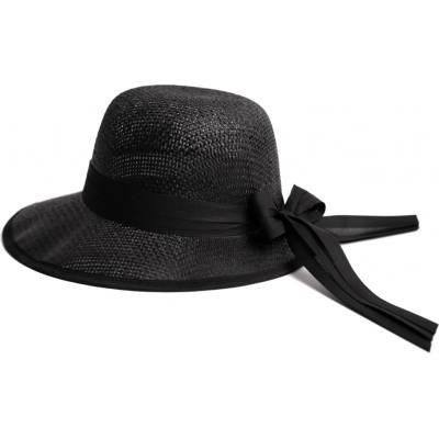 Art of Polo Dámský/dívčí slaměný klobouk cz24138 černá