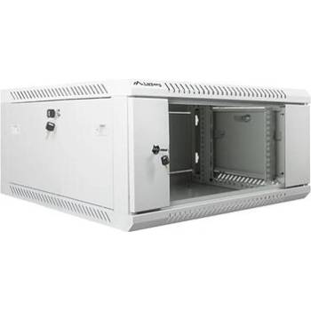 Lanberg rack cabinet 19 wall-mount 4U / 600x600 for self-assembly (flat pack), grey (WF01-6604-10S)