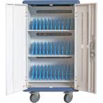 TECHLY Зарядна станция Techly Trolley 30 устройства бяла/синя (108705)