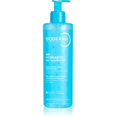 BIODERMA Hydrabio Gel Moussant мицеларен почистващ гел с хидратиращ ефект 400ml