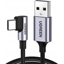 Ugreen 60128 USB / USB-C 3A, 2m, sivý