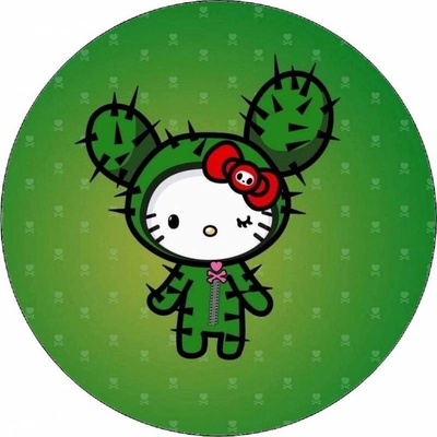 Jedlý papír Hello Kitty v kaktusovém kostýmu 19,5 cm - Pictu Hap – Hledejceny.cz