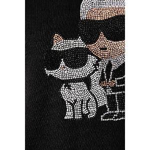 KARL LAGERFELD суичър дамски от памук (B4W20063)