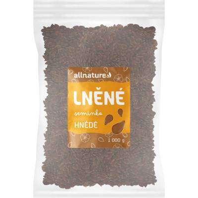 ALLNATURE Ľanové semienko hnedé 1000 g