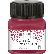 Kreul Classic Farba na sklo a porcelán Granat Red 20 ml 1 ks