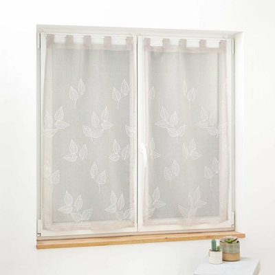 Béžové voálové záclony v súprave 2 ks 60x90 cm Berry – douceur d'intérieur