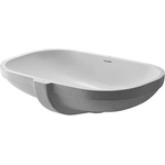 Duravit D-Code - Умивалник за вграждане под плот 50x29 cm, без отвор за смесител, бял 0338490000 (0338490000)
