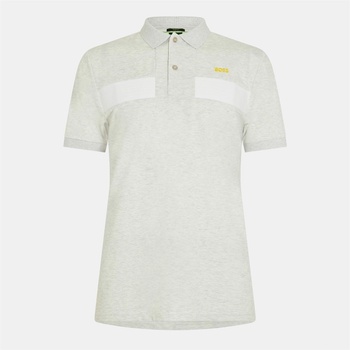 Boss Блуза с яка Boss Men's HBG Paule 2 Polo Shirt with Striped Detailing - Lt/Pstl Grey