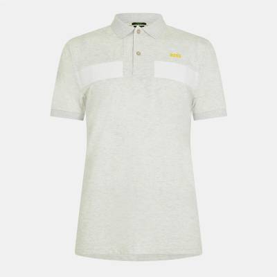 Boss Блуза с яка Boss Men's HBG Paule 2 Polo Shirt with Striped Detailing - Lt/Pstl Grey