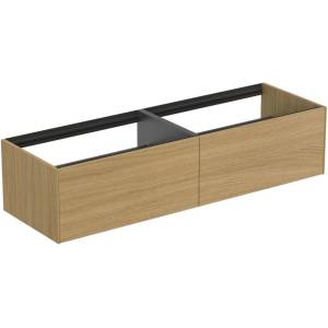 Ideal Standard Долен шкаф Ideal Standard Atelier Conca, светло дъбово покритие, 2 чекмеджета, 160 см (T3984Y6)