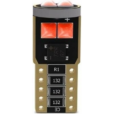 Rabel T10 W5W Canbus 6 smd 3030 červená