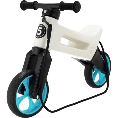Funny Wheels Rider SuperSport bílé/tyrkys