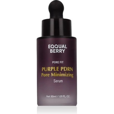 EQQUALBERRY Pore Fit Purple PDRN Pore Minimizing Serum серум за лице за намаляване на порите и регулиране на себума 30 ml унисекс