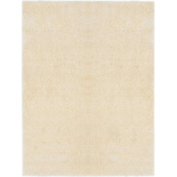 vidaXL Килим за площ с дълъг косъм Крем 120 x 160 cm Полиетилен (285072)