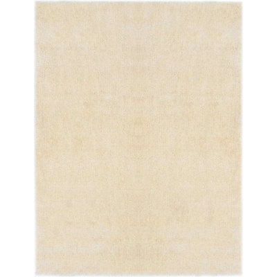 vidaXL Килим за площ с дълъг косъм Крем 120 x 160 cm Полиетилен (285072)