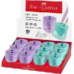 Faber-Castell Стенд за заточване, перфоратор с две дупки, FABER-CASTELL, "Grip Auto", смесени пастелни цветове 183103 (183103)