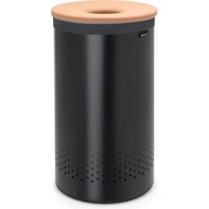 Brabantia Кош за пране Brabantia 60L, Black, корков капак (1000826)