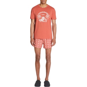 Celio Памучна къса пижама Jipyvac Celio Celio | Oranzhev | МЪЖЕ | S