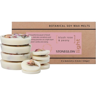 Stoneglow vonný vosk Light Blush Rose & Peony 4 ks 124 g
