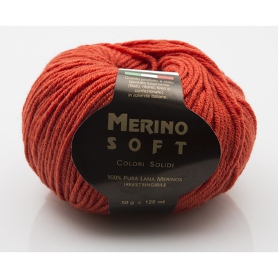 Příze Rial Filati Merino Soft cihlová