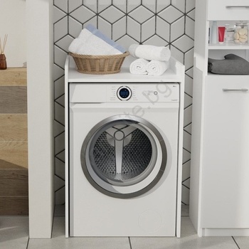 MIRJAN 24 Шкаф за пералня POLA 98x64 см бял (MJ0107)