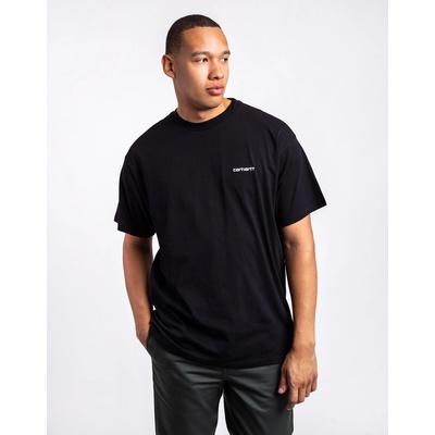 Carhartt WIP S/S Script Embroidery T-Shirt black white
