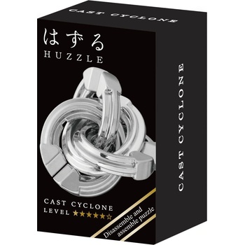 Hanayama Метален логически пъзел Hanayama - Mini Huzzle Cast Cyclone (515187)