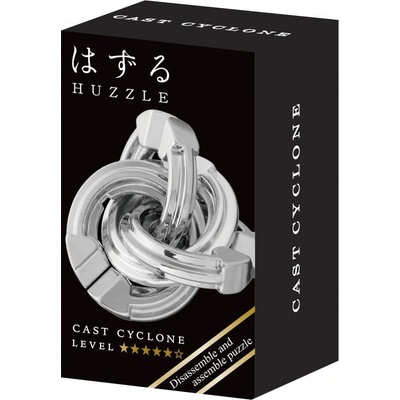 Hanayama Метален логически пъзел Hanayama - Mini Huzzle Cast Cyclone (515187)