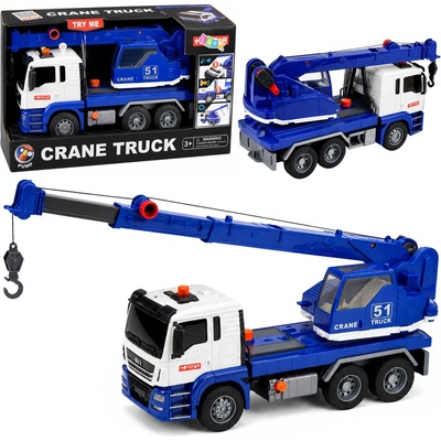 Lean Toys Stavebný žeriav so svetelnými a zvukovými efektami