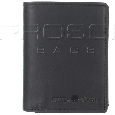 Greenburry kožená peněženka Mini 1813 BL 20 černá – Zboží Mobilmania