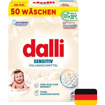 Dalli Sensitiv univerzální prací prášek pro citlivou pokožku 50 PD