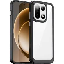 GIGAPACK OnePlus 15 silikonové pouzdro na telefon, odolné proti nárazům, průhledný zadní kryt, černé GP-183610